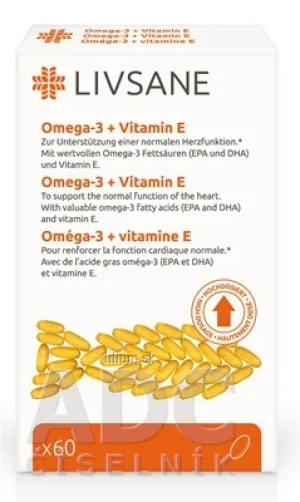 LIVSANE Omega-3 plus vitamín E