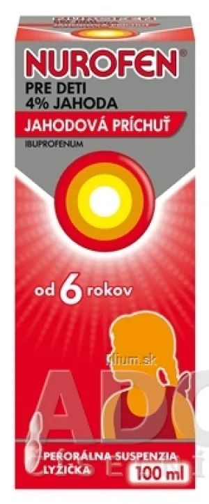 NUROFEN pre deti 4% jahoda