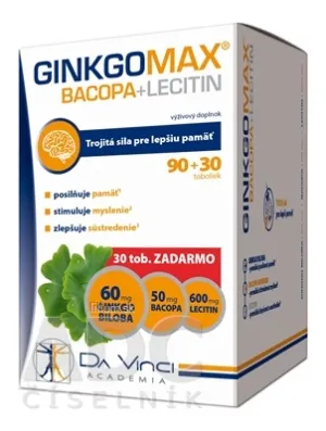 GINKGOMAX+BACOPA+LECITÍN - DA VINCI