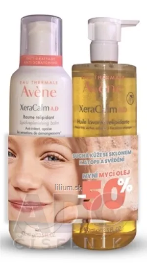 AVENE XeraCalm A.D Relipidačný balzam (Akcia)
