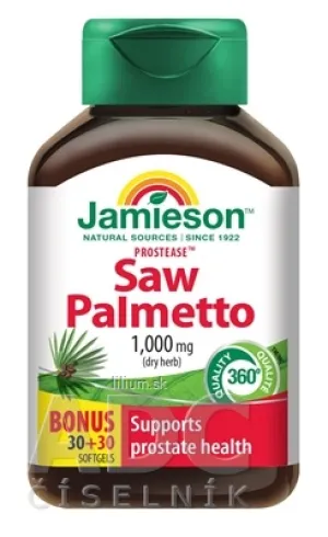 JAMIESON PROSTEASE SAW PALMETTO 125 mg