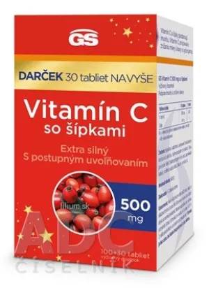 GS Vitamín C 500 mg so šípkami darček 2023