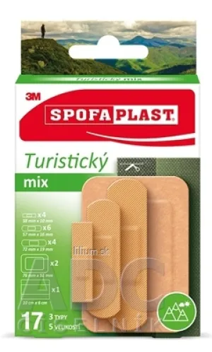 3M SPOFAPLAST č.604 Náplasti Turistický mix