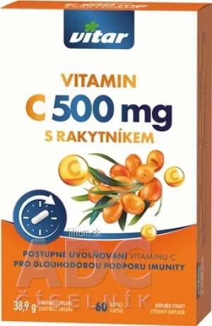 VITAR VITAMÍN C 500 mg S RAKYTNÍKOM