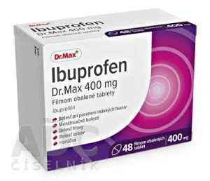 Ibuprofen Dr.Max 400 mg filmom obalené tablety