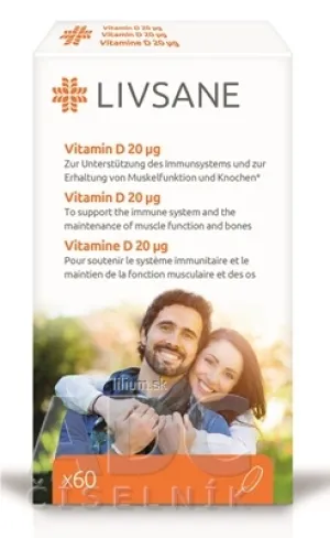 LIVSANE Vitamín D 20 μg