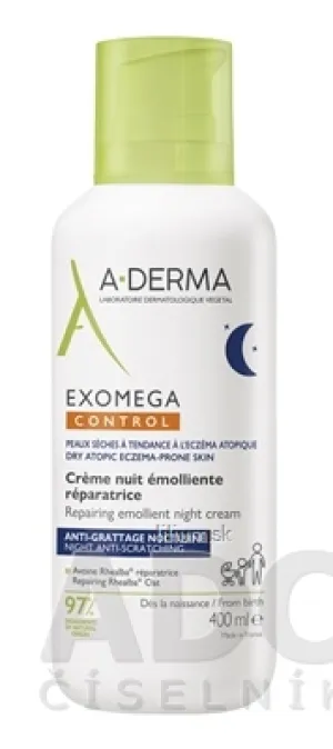 A-DERMA EXOMEGA CONTROL Nočný krém
