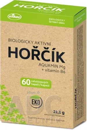 VITAR HORČÍK AQUAMIN Mg + vitamín B6