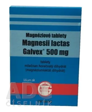 Magnesii lactas Galvex 500 mg