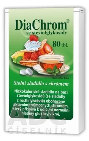 DiaChrom s glykozidmi steviolu