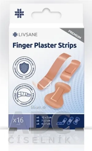 LIVSANE Náplasti na prsty PREMIUM