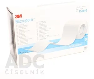 3M MICROPORE náplasť biela, cievka