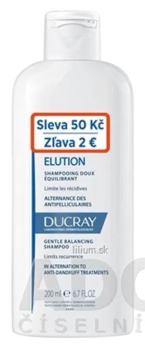 DUCRAY ELUTION Šampón DOUX EQUILIBRANT (zľava)