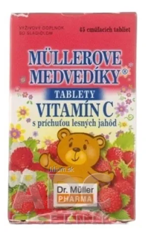 MÜLLEROVE medvedíky - VITAMÍN C