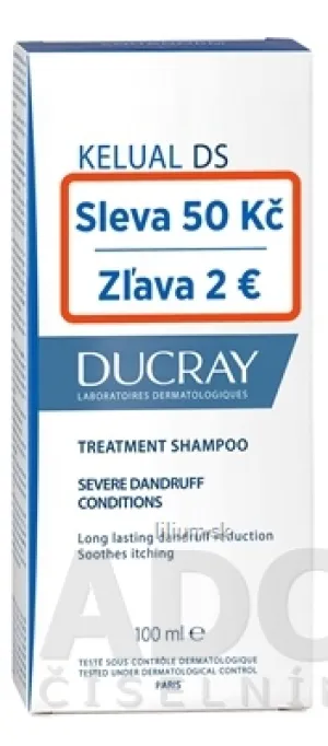 DUCRAY KÉLUAL DS SHAMPOOING (zľava)