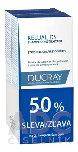 DUCRAY KÉLUAL DS SHAMPOOING (DUO, zľava)