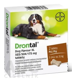 Drontal Dog Flavour XL 525/504/175 mg tablety