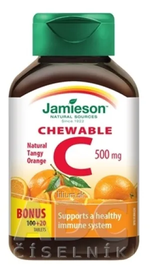 JAMIESON VITAMÍN C 500 mg pomaranč