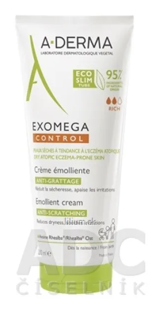 A-DERMA EXOMEGA CONTROL Emolienčný KRÉM
