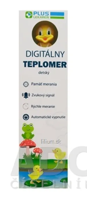 PLUS LEKÁREŇ Digitálny TEPLOMER detský