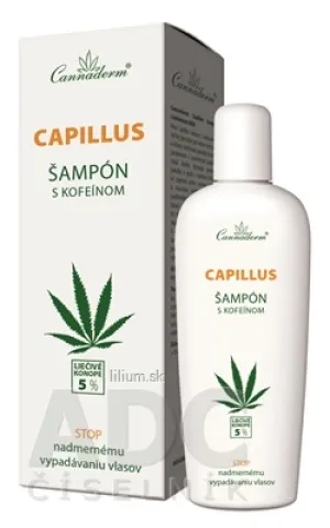Cannaderm CAPILLUS šampón s kofeínom NEW