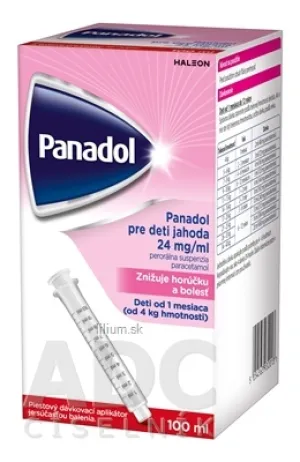 Panadol PRE DETI JAHODA 24 mg/ml