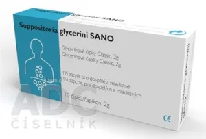 Suppositoria Glycerini SANO Classic 2g