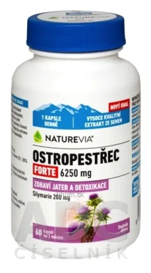 NATUREVIA PESTREC mariánsky FORTE 6250 mg