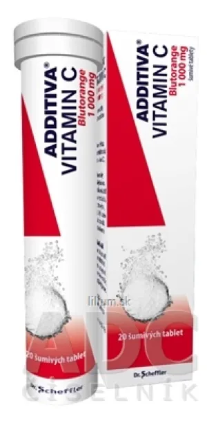 ADDITIVA VITAMÍN C 1000 mg Blutorange