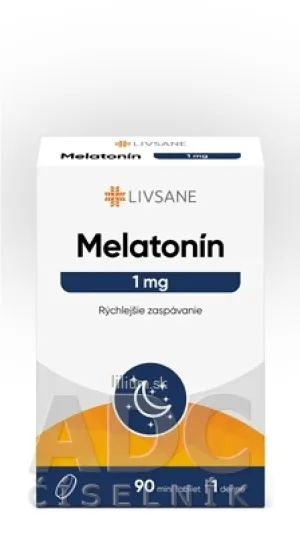LIVSANE Melatonín 1 mg