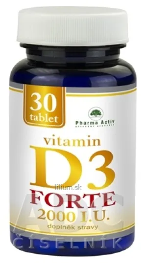 Pharma Activ Vitamin D3 FORTE 2000 I.U.