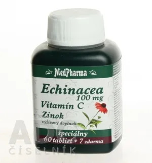 MedPharma ECHINACEA 100MG, VITAMÍN C, ZINOK