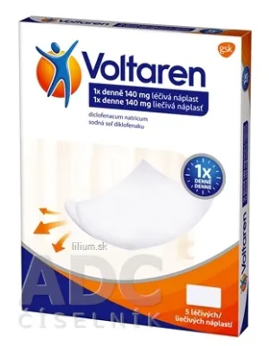 Voltaren 1x denne 140 mg liečivá náplasť