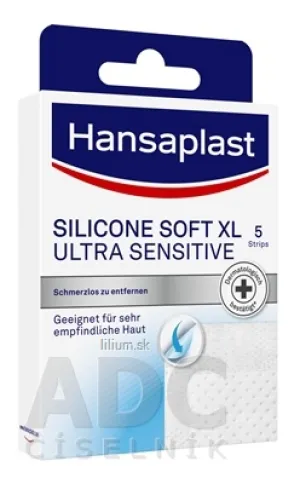 Hansaplast SILICONE SOFT XL ULTRA SENSITIVE