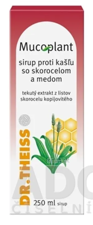 Mucoplant Sirup proti kašľu so skorocelom a medom