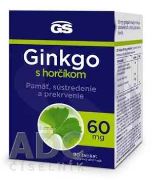 GS Ginkgo 60 mg s horčíkom