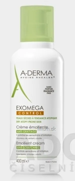 A-DERMA EXOMEGA CONTROL Emolienčný KRÉM