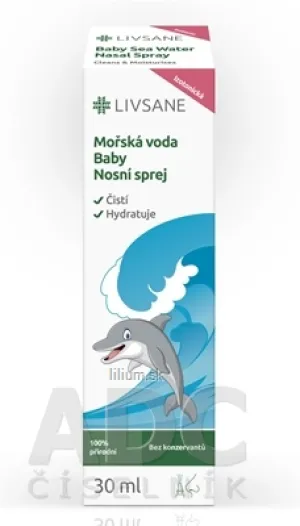 LIVSANE Morská voda Baby izotonická