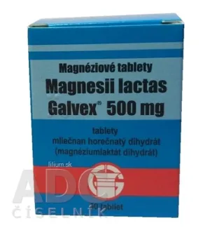 Magnesii lactas Galvex 500 mg