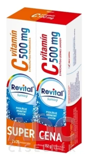Revital vitamín C 500 mg šumivý DUOPACK