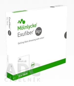 Exufiber Ag+ 10x10 cm