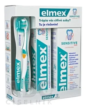 ELMEX SENSITIVE PLUS SYSTÉM NA CITLIVÉ ZUBNÉ KRČKY